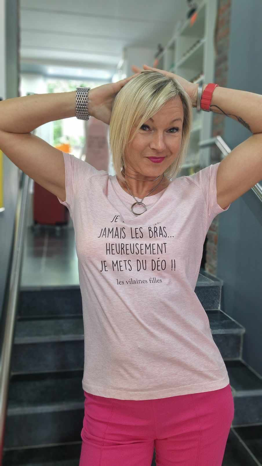 T-shirt « Je ne baisse jamais les bras,… »