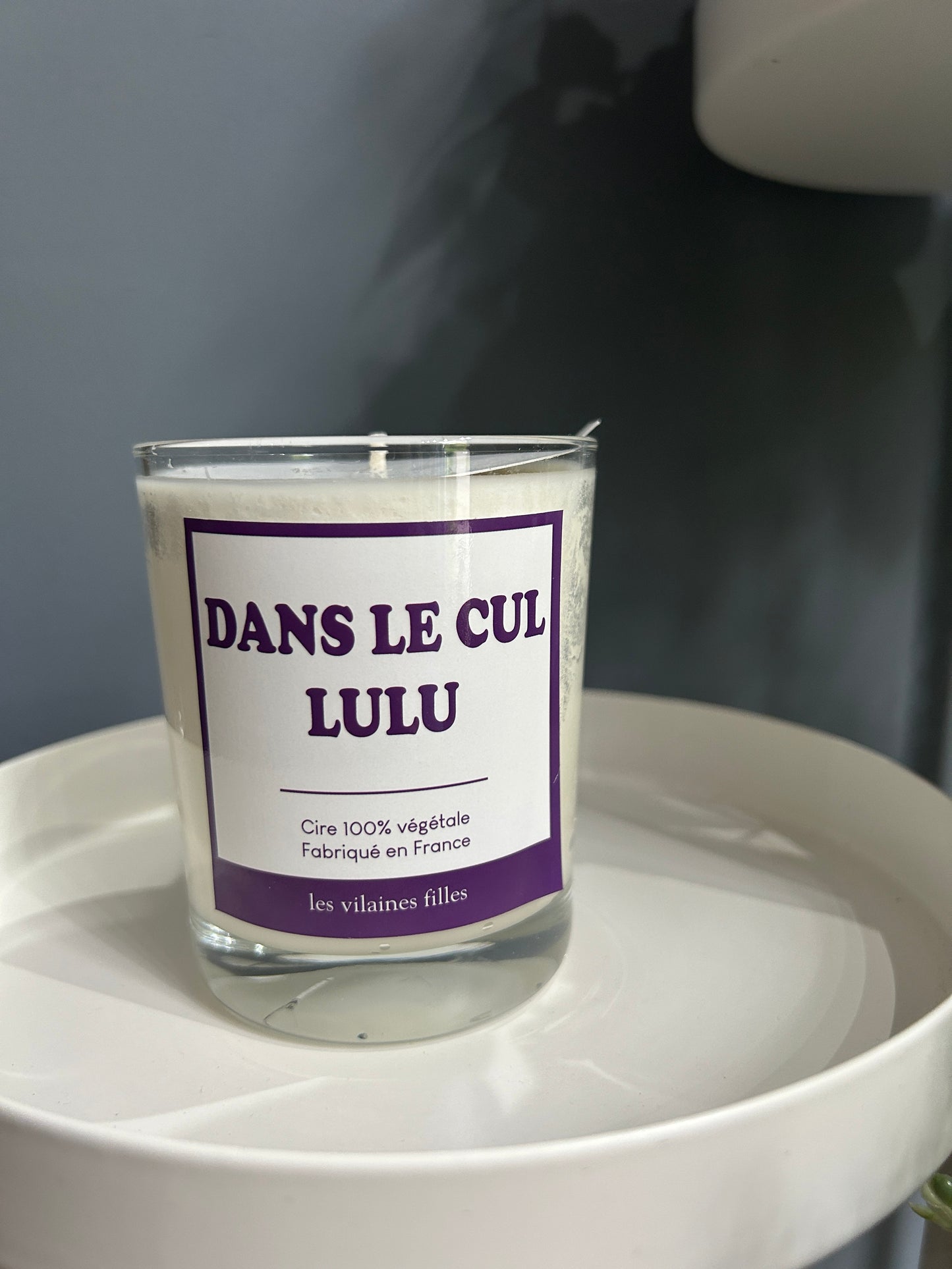 Bougie « Dans le cul Lulu »
