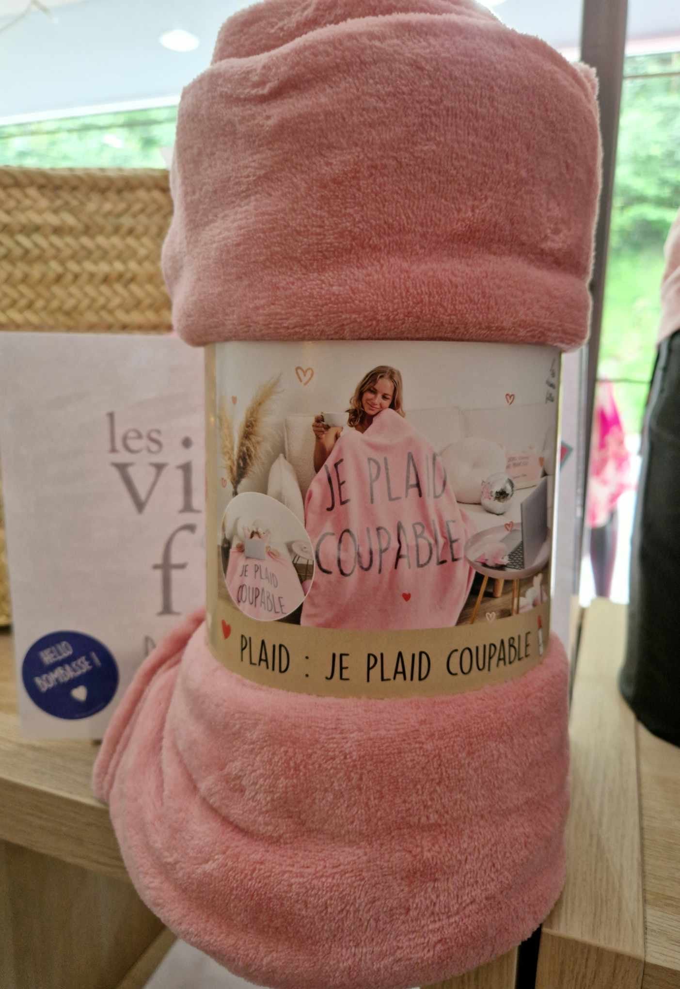 Plaid « Je plaid coupable »