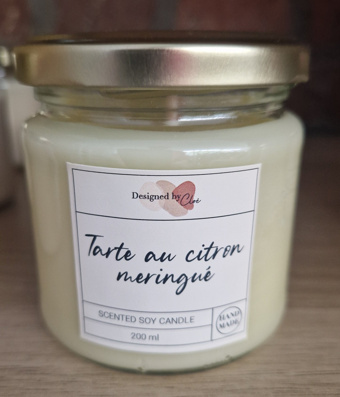 Bougie Tarte citron meringuée
