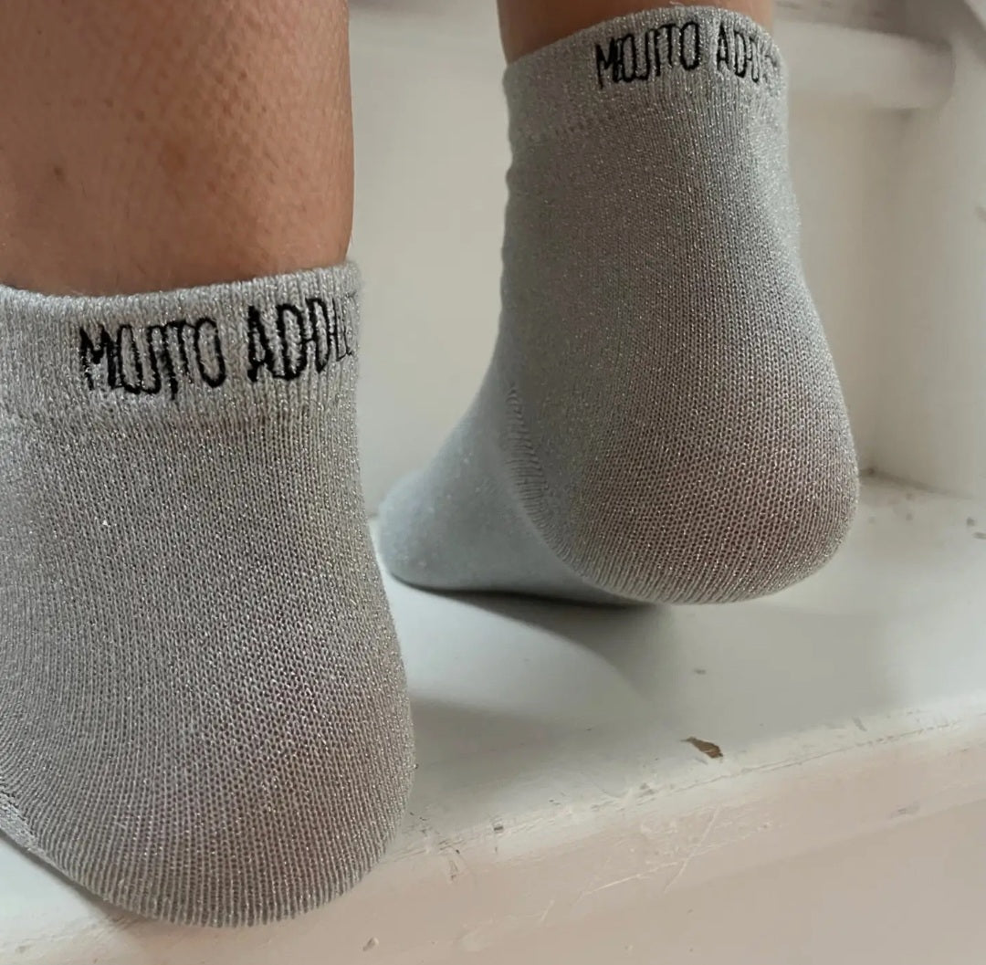 Chaussettes pailletées "Mojito Addict"