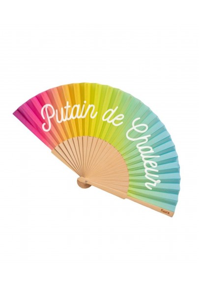 Éventail « Putain de bouffée de chaleur » "Putain de chaleur"