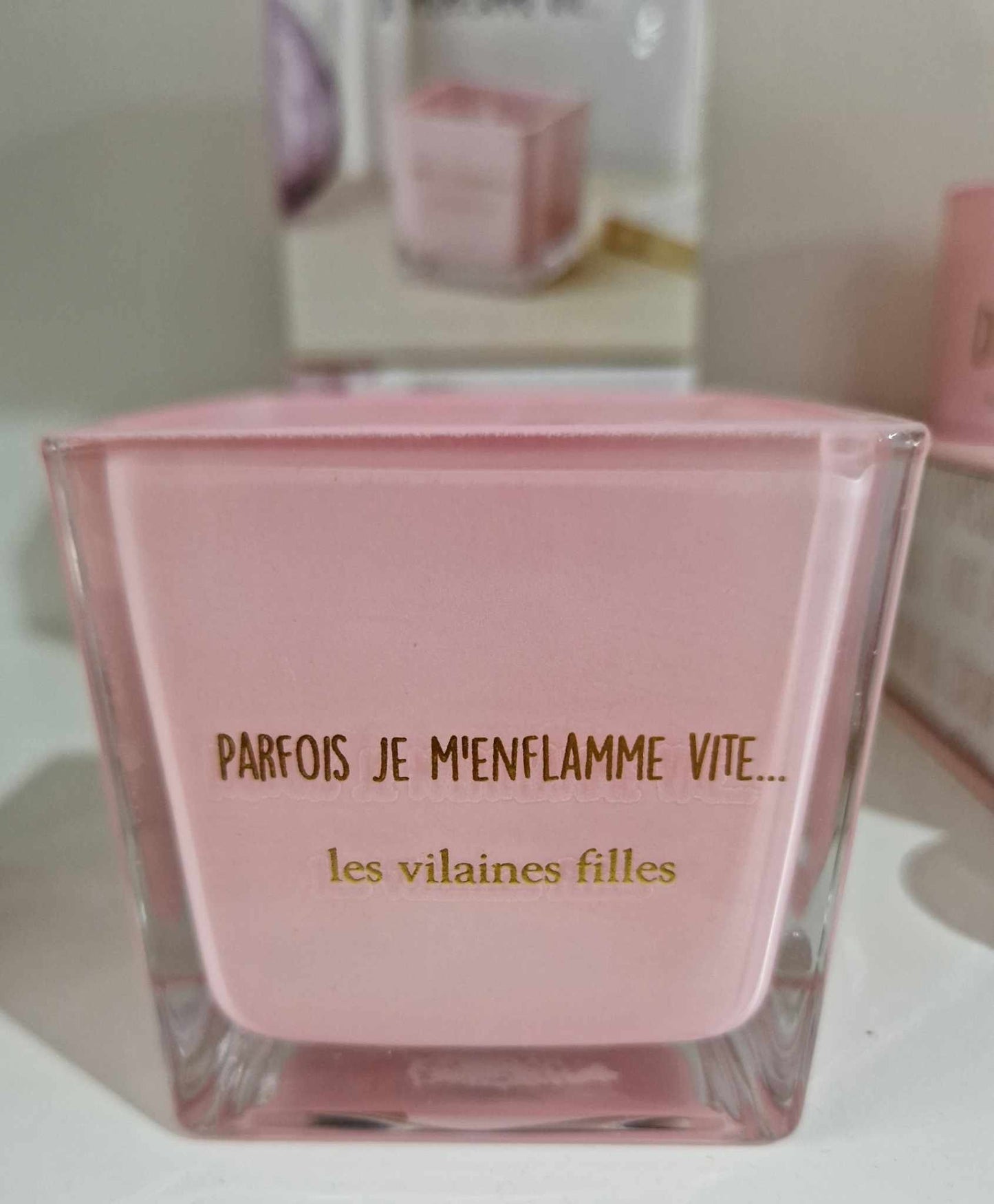 Bougie "Parfois, je m'enflamme vite"