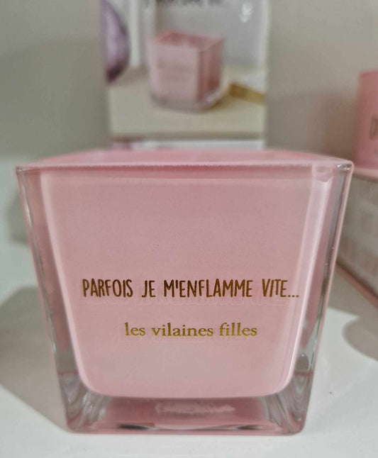 Bougie "Parfois, je m'enflamme vite"