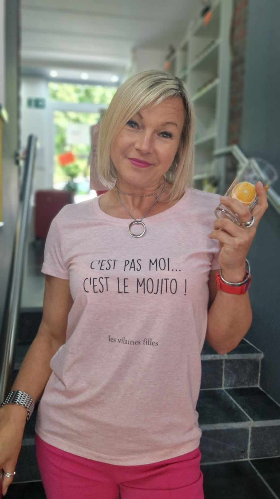 T-shirt « C’est pas moi, c’est le mojito »