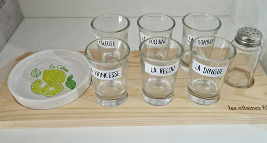 Coffret 6 verres à shot