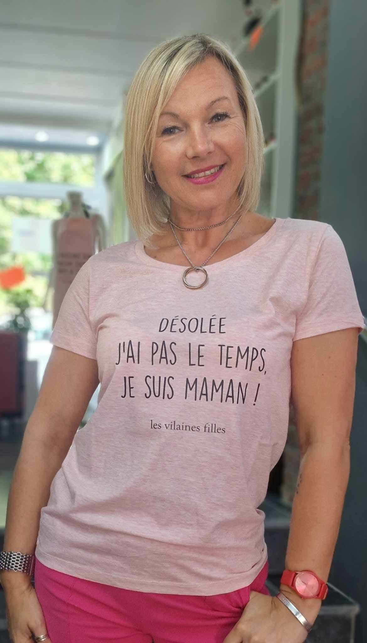 T-shirt « Désolé j’ai pas le temps,… »