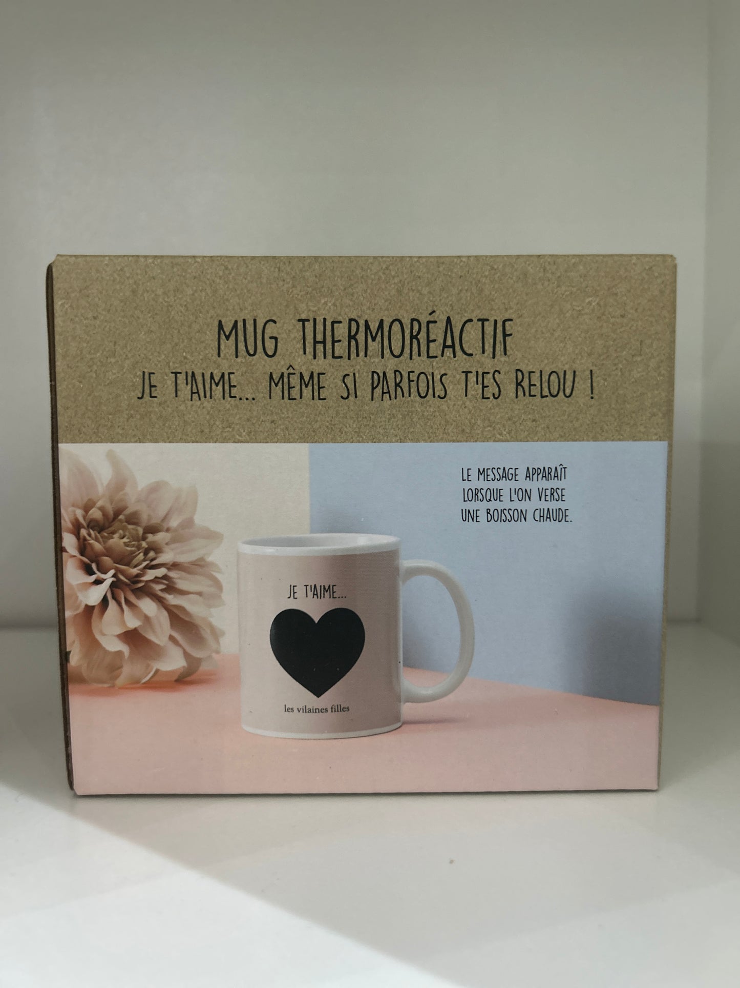 Mug thermoréactif