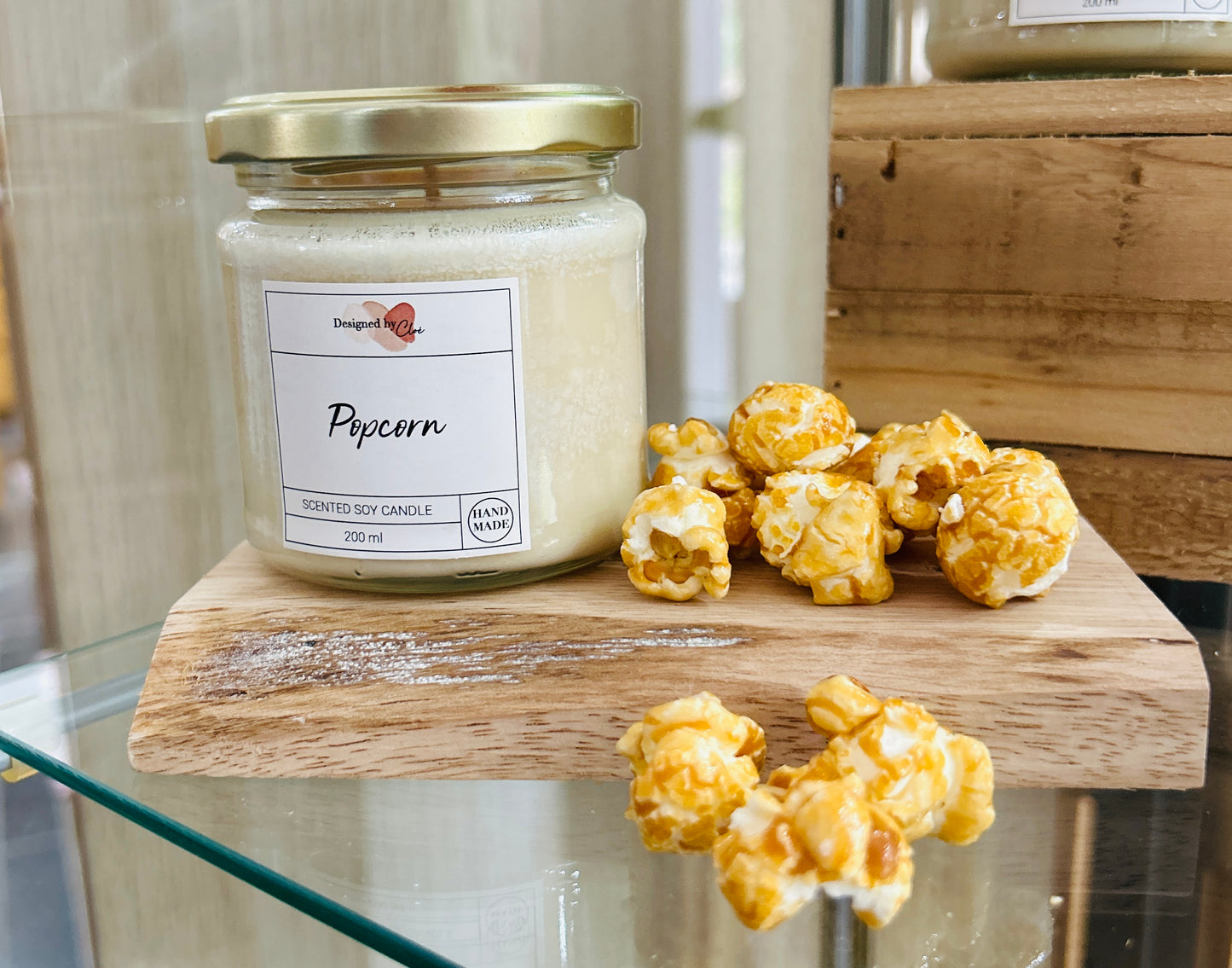 Bougie « Pop Corn »