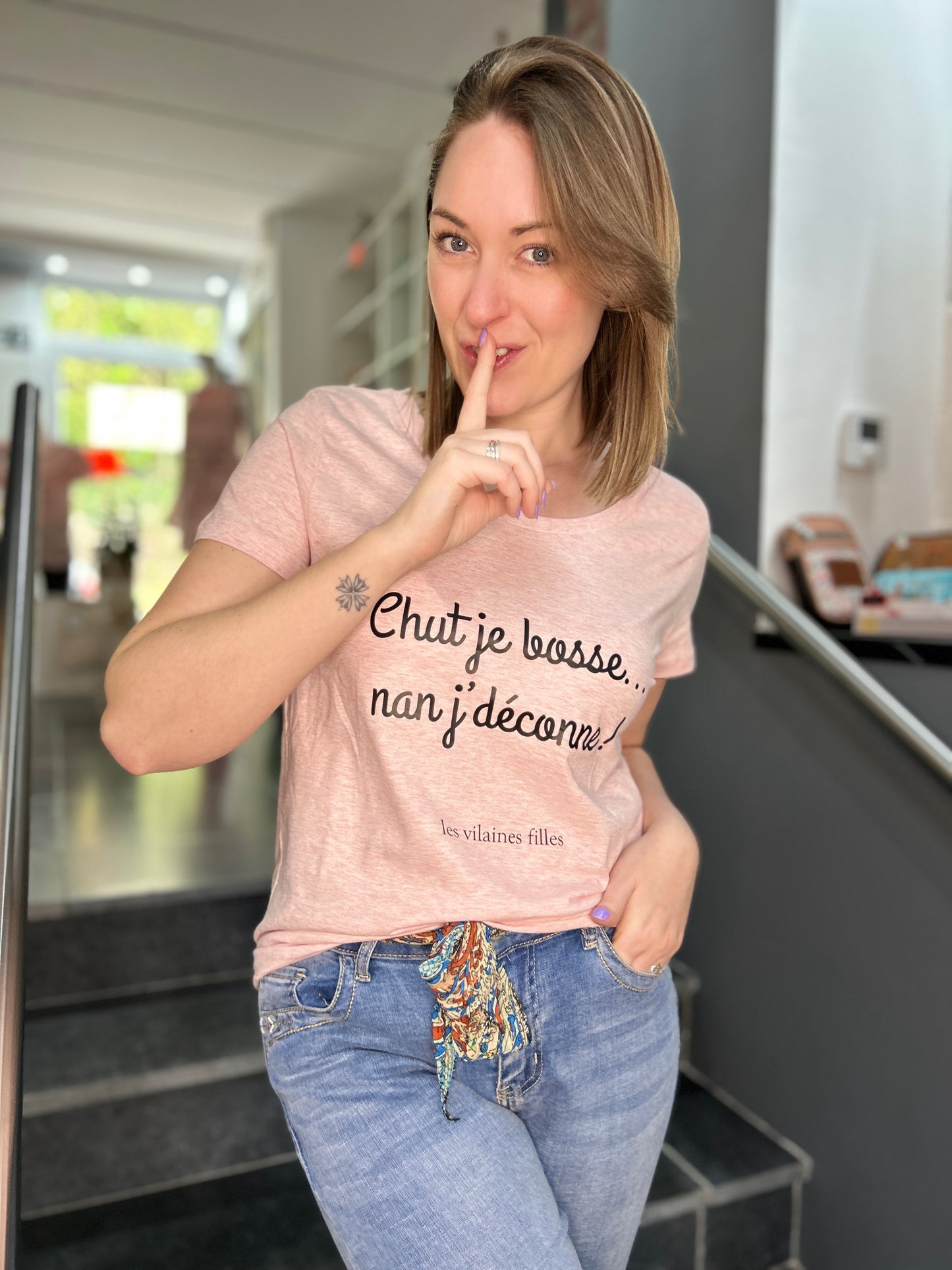 T-shirt « Chut, je bosse,… »