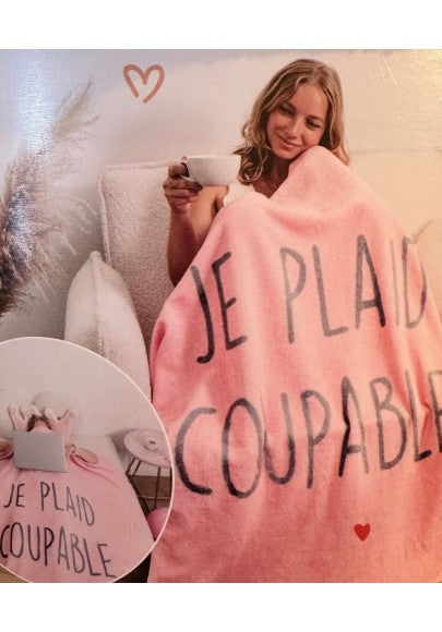 Plaid « Je plaid coupable »