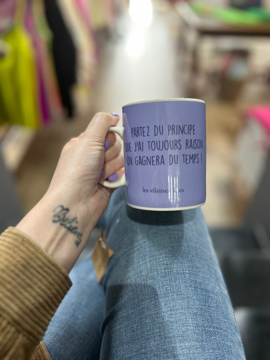 Tasse « Partez du principe,… »