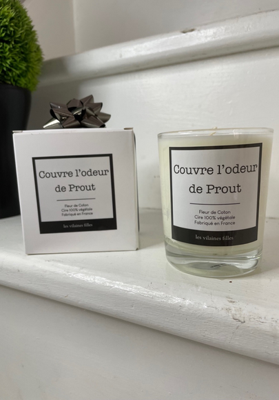 Bougie Couvre l'odeur de Prout