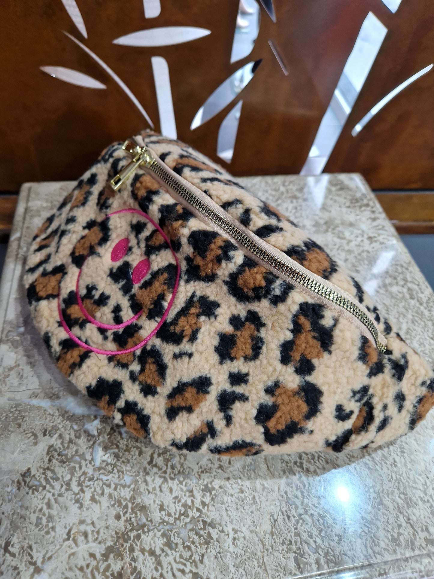 Sac banane teddy léopard