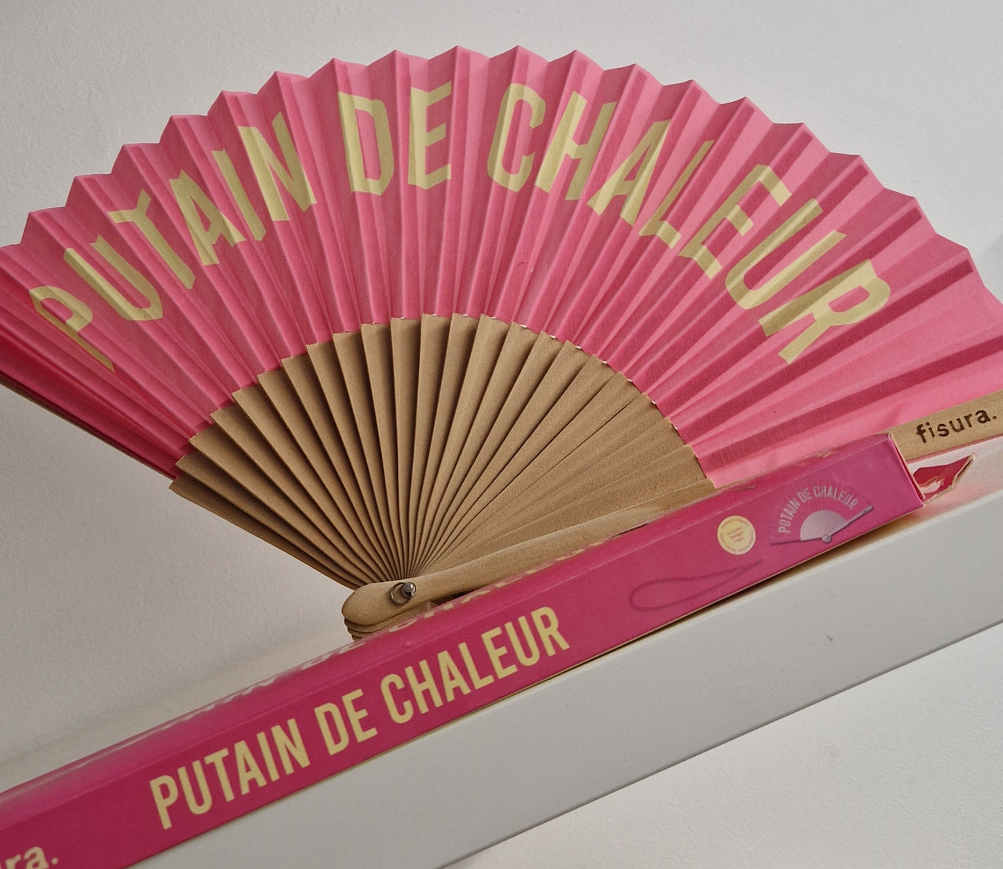 Éventail « Putain de bouffée de chaleur » "Putain de chaleur"
