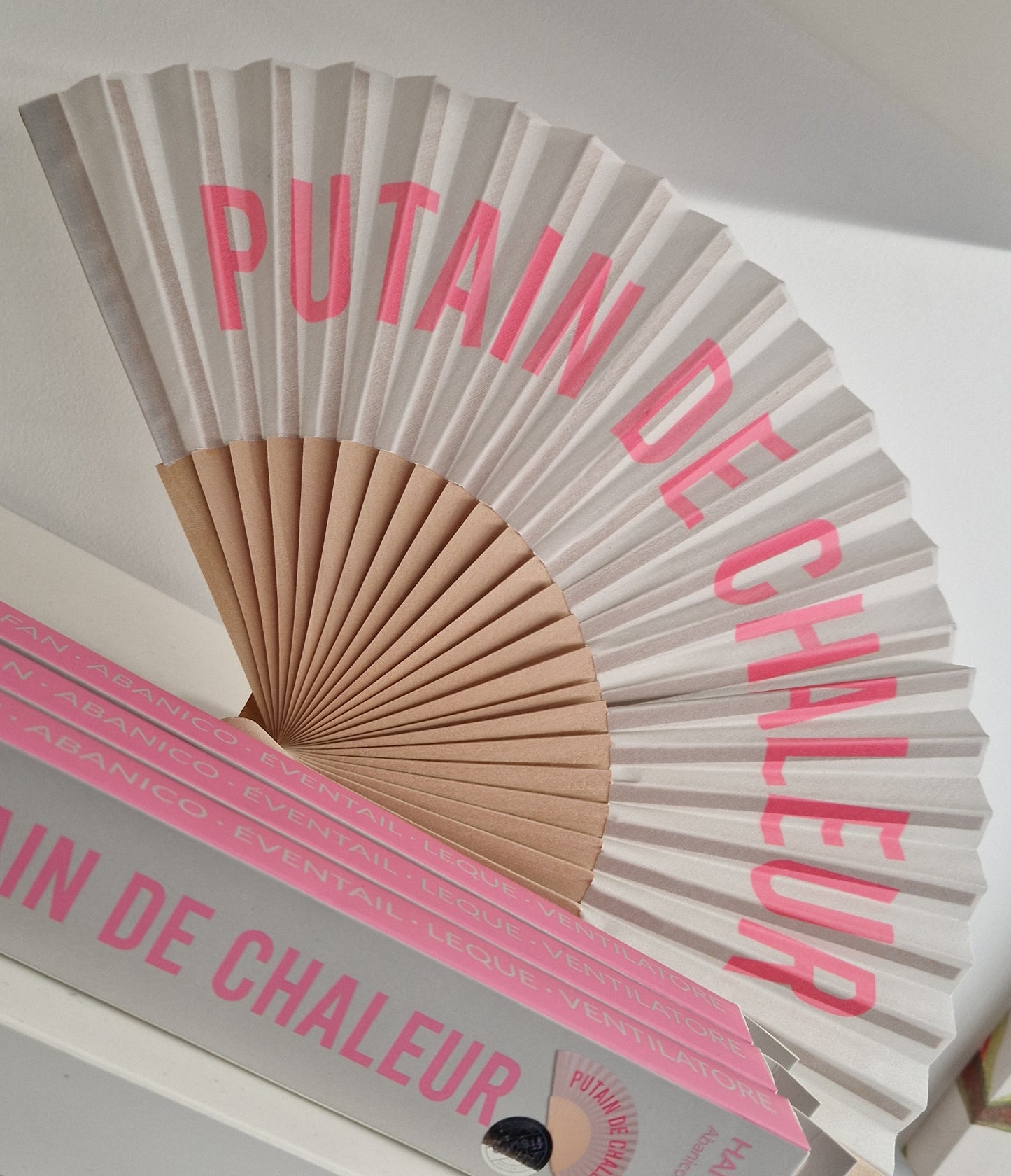 Éventail « Putain de bouffée de chaleur » "Putain de chaleur"