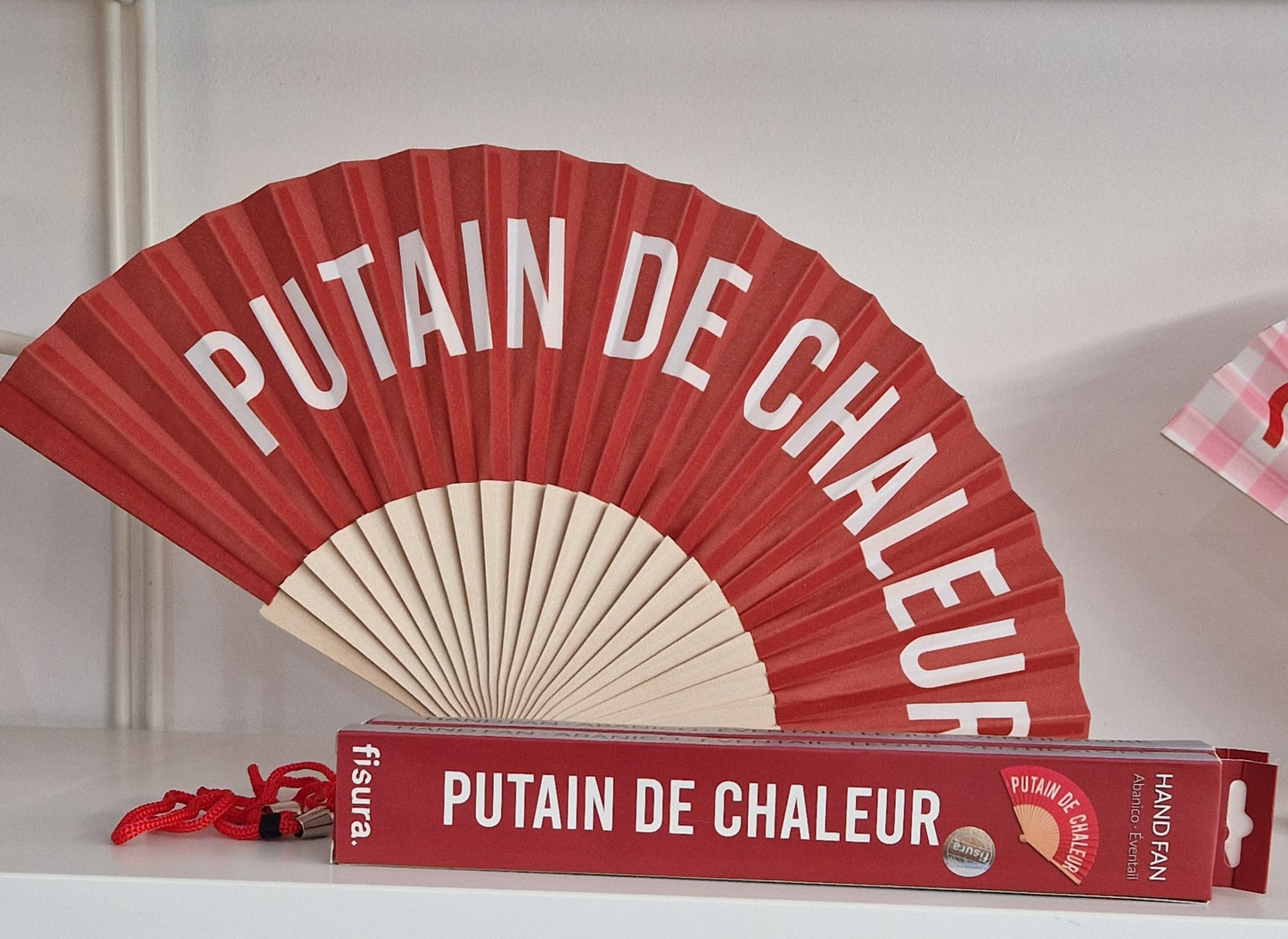 Éventail « Putain de chaleur » "Chaleur d'été"...