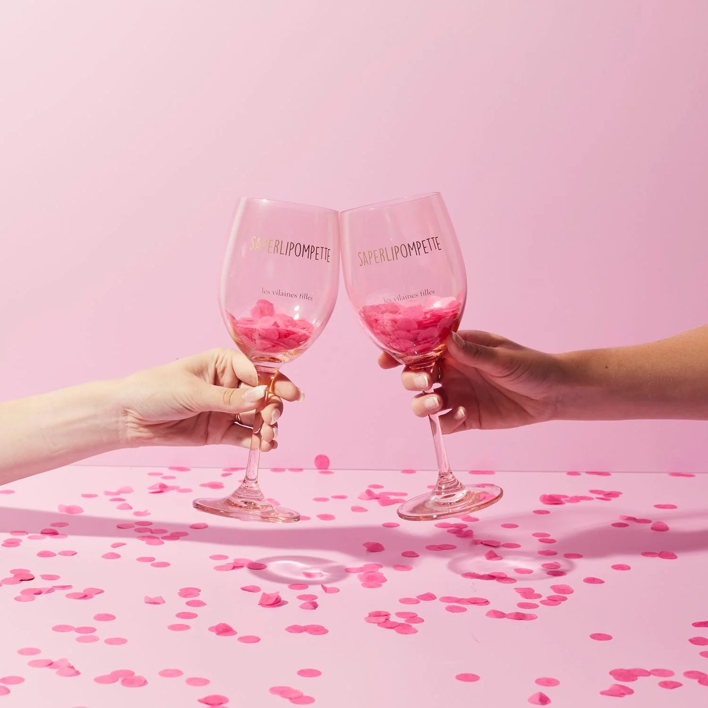Coffret 2 verres à vin « Saperlipompette »